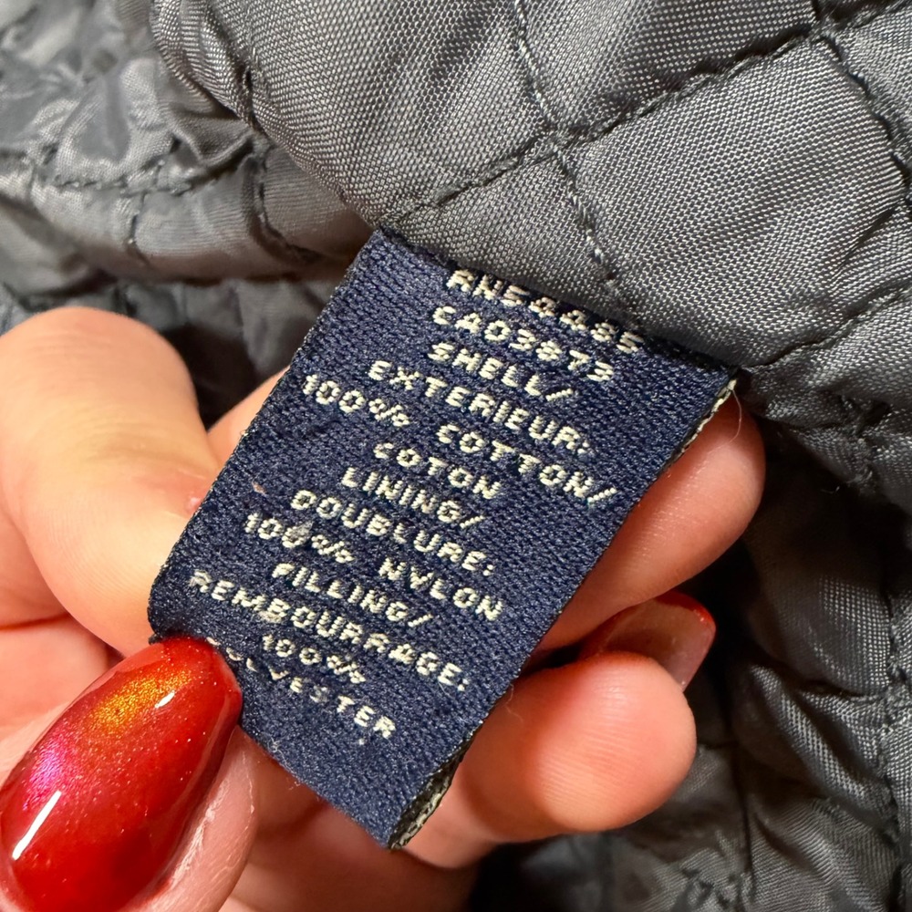 Y2K Abercrombie Style Utility Field Jacket Quilted Lined Size M - Picture 3 of 6